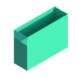 Render of MODULITH 240 Classic Drawer - 1W-3H